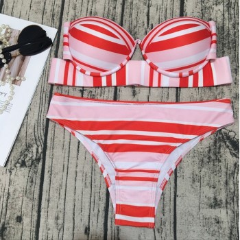 Halter swimming suit for women Swimwear High Waist bikini